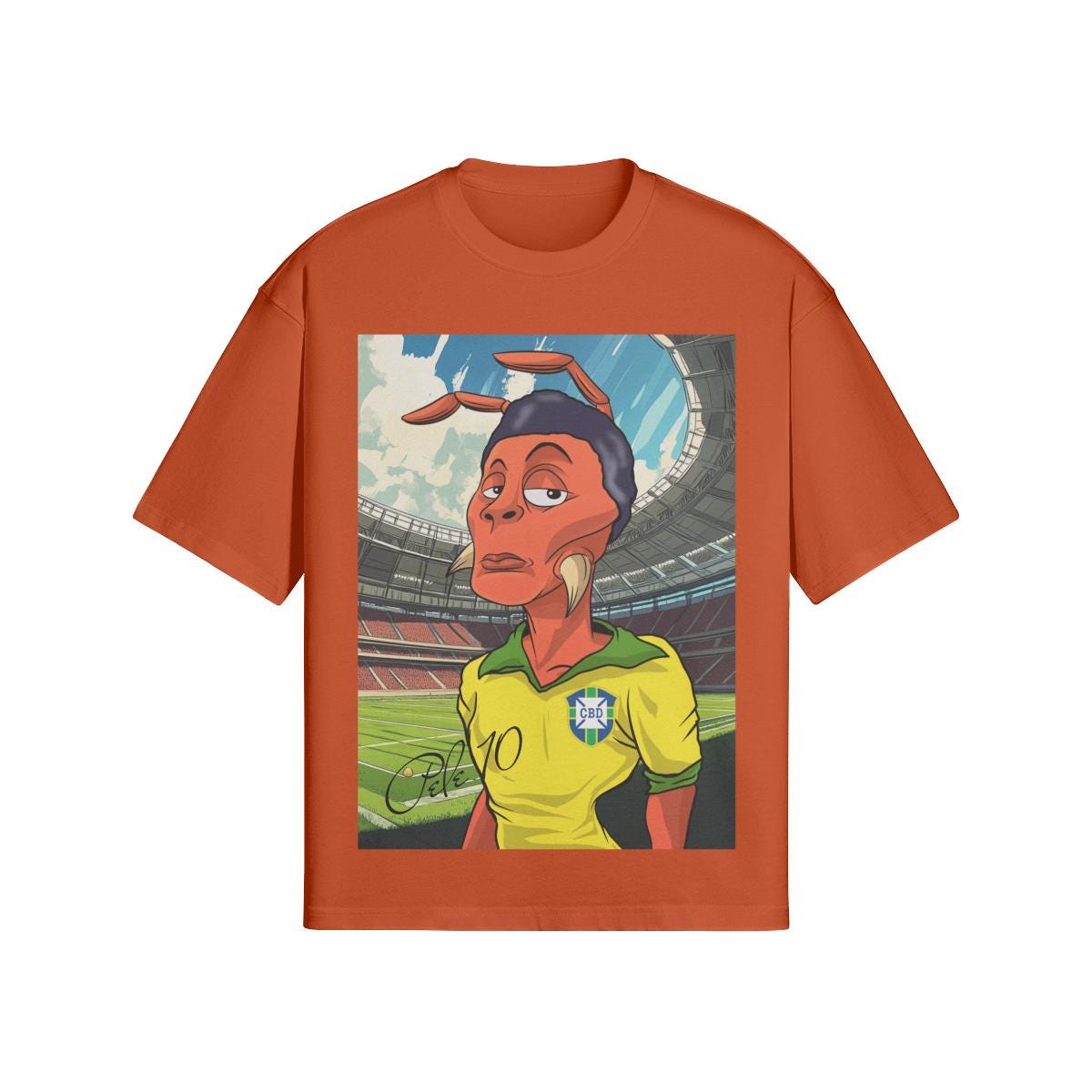 Pelé Ant Heavyweight Boxy Tee: 100% Combed Cotton Streetwear Shirt