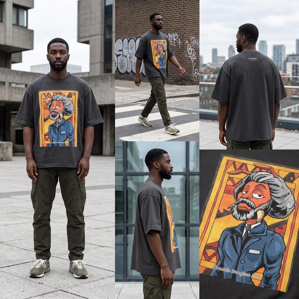 Frederick Douglass Legend Series Oversized Graphic Tee
