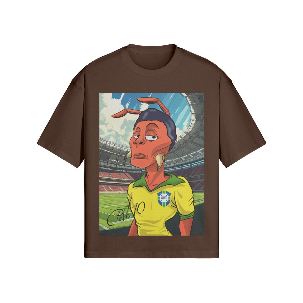 Pelé Ant Heavyweight Boxy Tee: 100% Combed Cotton Streetwear Shirt